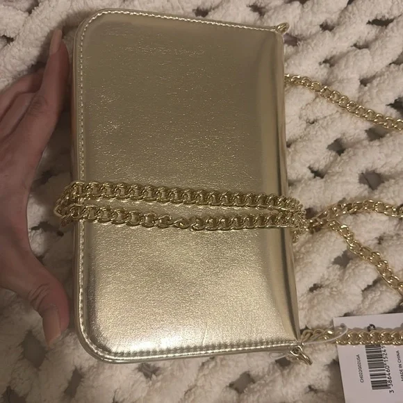 Sale!!!Charming Jimmy choo  Charlie Gold Crossbody Bag
Perfect for date night - Picture 5 of 5
